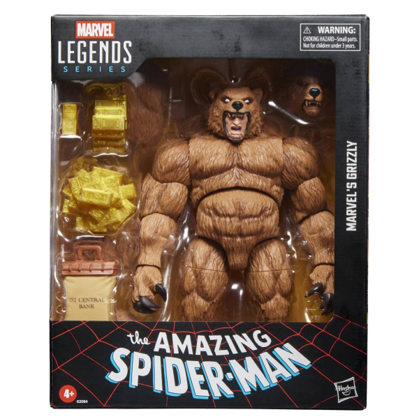 Marvel Legends Grizzly Actionfigur Hasbro Spiderman | Hoppla-Stuff